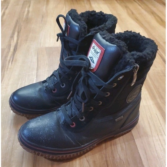 Pajar Canada Trooper 2.0 Lace Up Black Waterproof Winter Boots Mens Size 9 - 9.5 main image 4